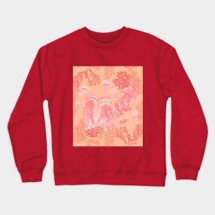 Jellyfish Peach Fuzz Crewneck Sweatshirt